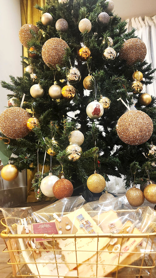 Gemstones and freshwater pearl earrings 18k gold plated wrapped in a nice Christmas packaging , ready to gift