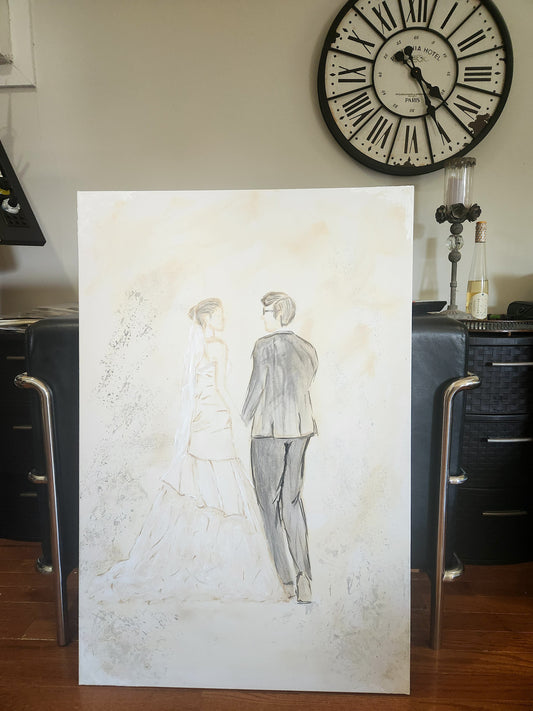 A Canvas of Love: Turning Wedding Flowers into Timeless Art