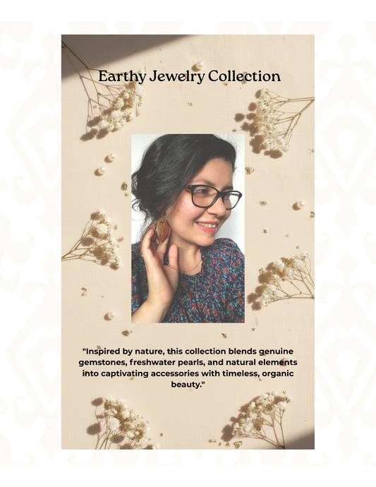 Made o order customizable earrings, image with wooden earrings 